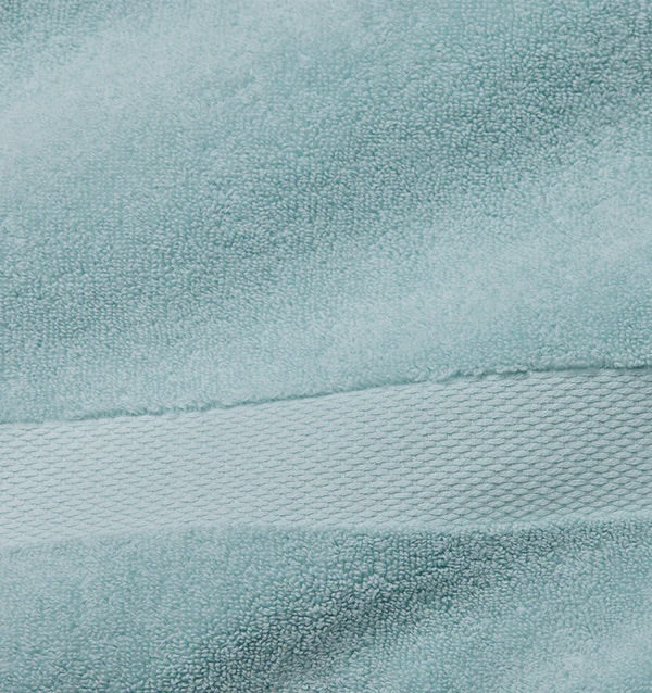 Sferra Bello Wash Cloth Aqua Colored Fabric Swatch
