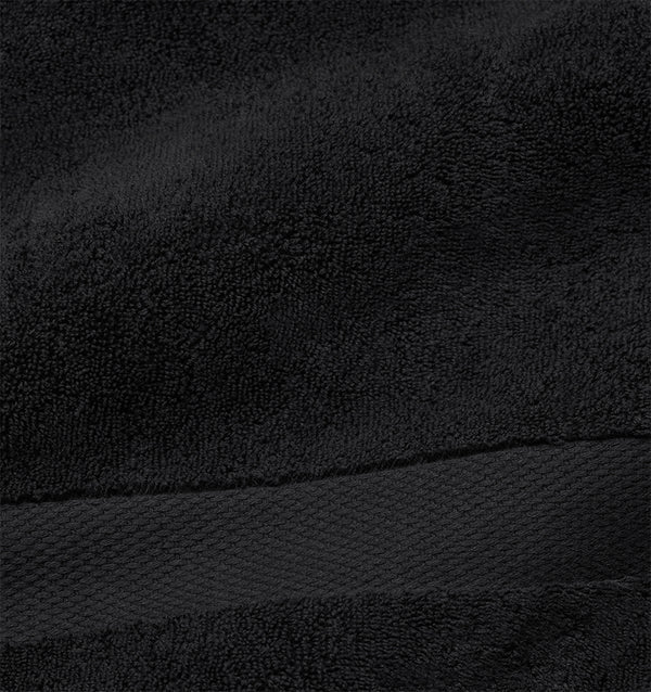 Sferra Bello Wash Cloth Black Colored Fabric Swatch