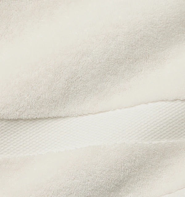 Sferra Bello Wash Cloth Ivory Colored Fabric Swatch