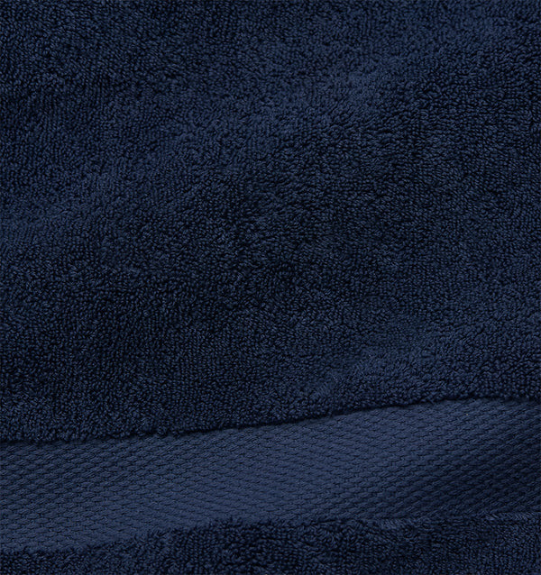 Sferra Bello Wash Cloth Navy Colored Fabric Swatch