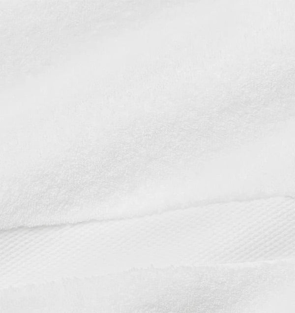 Sferra Bello Wash Cloth White Colored Fabric Swatch