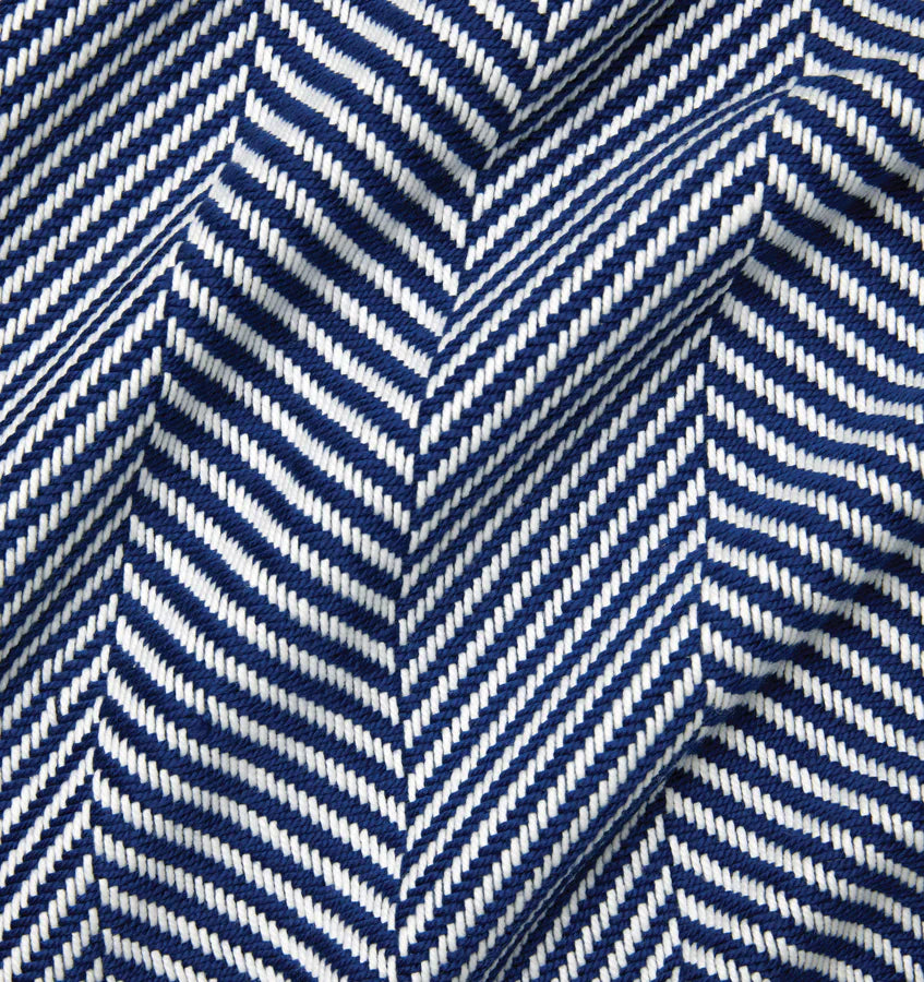 Sferra Costa Throw Navy Texture