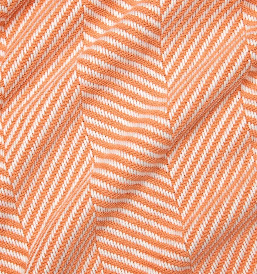 Sferra Costa Throw Peach Texture