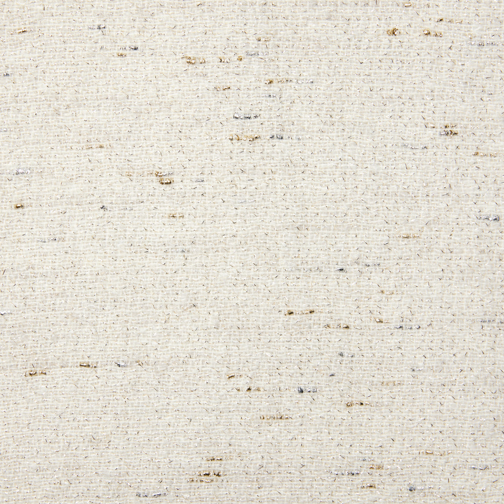 Sferra Matese Throw Ivory Gold Color Fabric Swatch