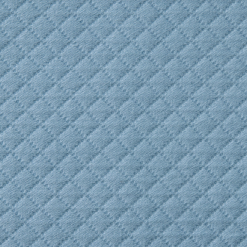 Sferra Rombo Coverlet Sea Colored Fabric Swatch