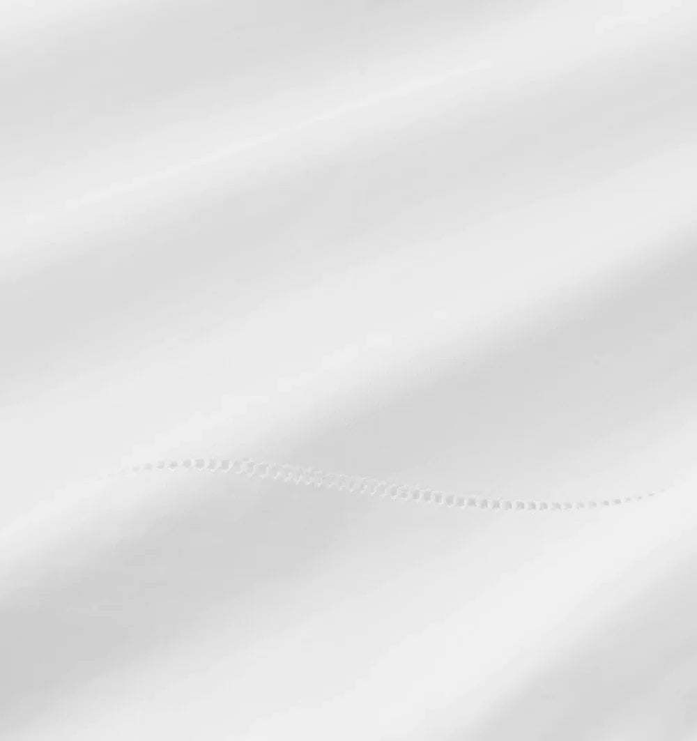 Sferra celeste Pillow Case Pair Percale Luxury Italian White Colored Swatch