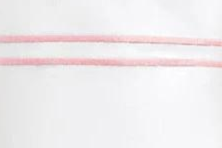 Sferra Grande Hotel Flat Sheet Pink on White Colored Fabric Swatch