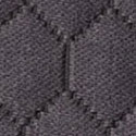 Sferra Favo Boudoir Pillow Sham Charcoal Colored Fabric Swatch