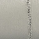 Sferra Fiona Fitted Sheet Gray Colored Fabric Swatch
