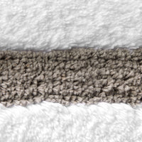 Sferra Lindo Bath Rug Iron on White Colored Fabric Swatch