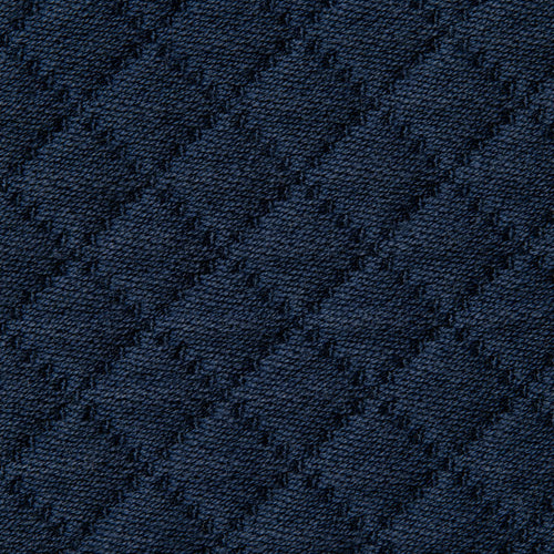 Sferra Rombo Boudoir Pillow Sham Navy Colored Fabric Swatch