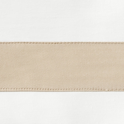 Sferra Estate Flat Sheet Sand Colored Fabric Swatch