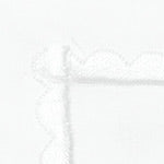 Sferra Pettine Pillow Case Swatch in Color White White