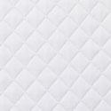 Sferra Bari Coverlet White Colored Fabric Swatch