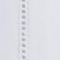 Sferra Corto Celeste Boudoir Sham White Colored Fabric Swatch