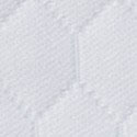 Sferra Favo Boudoir Pillow Sham White Colored Fabric Swatch