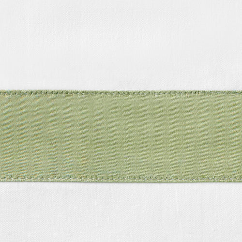 Sferra Estate Euro Pillow Sham Willow Colored Fabric Swatch